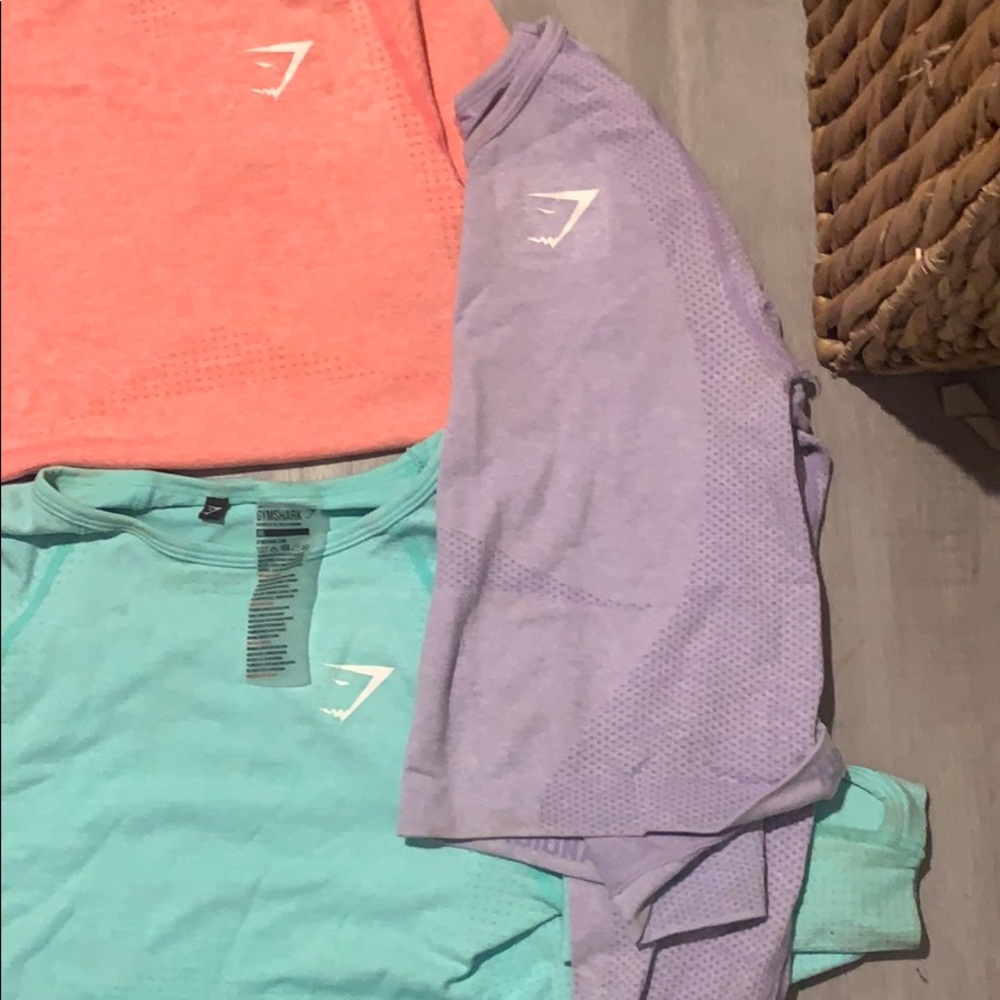 Gymshark short and long sleeve! 2 cropped! - Picture 8 of 8